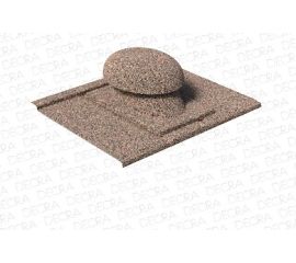 Композитная черепица AeroDek комплектующие Серый в