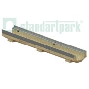 Лоток водоотводный полимербетонный CompoMax Drive DN100 h100 под решетки кл. C250, D400