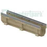 Лоток водоотводный полимербетонный CompoMax Drive DN100 h210 под решетку кл. Е600