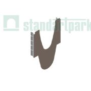 Переходник универсальный оцинкованная сталь для пескоуловителя полимербетонного H160, 61048V-П-D-5