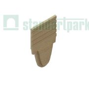 Заглушка торцевая полимербетонная для лотка водоотводного полимербетонного 6701V-6D