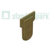 Заглушка торцевая полимербетонная к лотку полимербетонному 70671