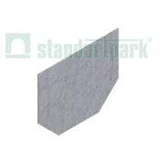 Заглушка торцевая стальная к лоткам бетонным 40076, 40071, 40071.4