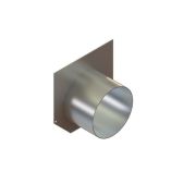 Заглушка торцевая стальная с водоотводом к лоткам бетонным 4069-D