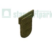 Заглушка торцевая полимербетонная для лотка водоотводного полимербетонного 6721-6D