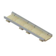 Лоток водоотводный мелкосидящий CompoMax Drive DN150 полимербетонный H80 кл. D,E