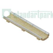 Лоток водоотводный CompoMax Drive полимербетонный усиленный H100 кл.С,D,Е