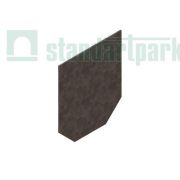 Заглушка торцевая стальная для лотка водоотводного бетонного 6121-4Б-D