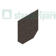 Заглушка торцевая стальная для лотка водоотводного бетонного 6121-6Б-D