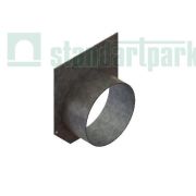 Заглушка торцевая стальная с водоотводом для лотка водоотводного бетонного 6121-409Б-D