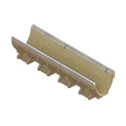 Лоток водоотводный CompoMax Drive полимербетонный V-образный DN200 H210 кл.С 75476V