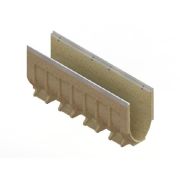 Лоток водоотводный CompoMax Drive полимербетонный V-образный DN200 H360 кл.D,E 75671V/10-10