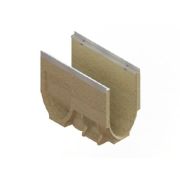 Лотки водоотводные полимербетонные CompoMax Drive DN200 каскадом h210-h410 полуметровые под решетки кл.Е