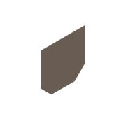 Заглушка торцевая стальная для лотка водоотводного бетонного 4709-D