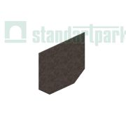 Заглушка торцевая стальная для лотка водоотводного бетонного 6171-Б