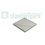 Решетка стальная штампованная Basic оцинкованная к дождеприемнику 300x300 кл. А15