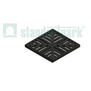 Решетка чугунная Basic снежинка к дождеприемнику 300x300 кл. А15