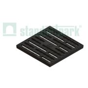 Решетка чугунная Basic щелевая к дождеприемнику 300x300 кл. А15