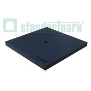 Крышка PolyMax Basic пластиковая к дождеприемнику 300x300 черная