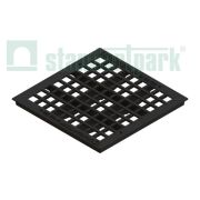 Решетка Basic чугунная ячеистая к дождеприемнику-пескоуловителю 400х400 кл. С250