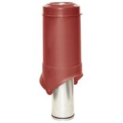 Выход вентиляции Krovent Pipe-VT 125 is красный
