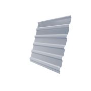 Профнастил С20В 0,5 Satin RAL 9006 бело-алюминиевый