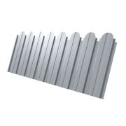 Профнастил С10B фигурный 0,45 PE с пленкой RAL 9003 сигнальный белый