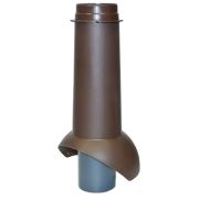 Выход канализации Krovent Pipe-VT 110 IS коричневый
