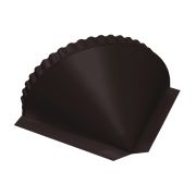 Заглушка конусная 0,5 Velur RAL 9005 черный