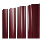 Штакетник Круглый 0,45 PE-Double RAL 3005 красное вино