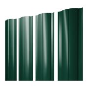 Штакетник Круглый 0,45 PE-Double RAL 6005 зеленый мох