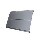 Вертикаль 0,2 line 0,5 Satin с пленкой RAL 9006 бело-алюминиевый