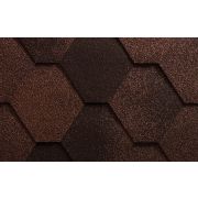 Мягкая черепица "Антик", коричн, 3м2