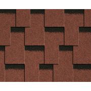 Мягкая черепица "Кларо", красный, 3м2