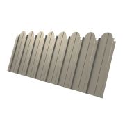 Профнастил С10A фигурный 0,5 Satin с пленкой RAL 1015 светлая слоновая кость