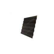 Профнастил С8А Grand Line 0,5 GreenCoat Pural BT, matt RR 32 темно-коричневый (RAL 8019 серо-коричневый)