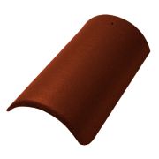 Коньковая черепица с зажимом Braas красный