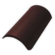 Коньковая черепица с зажимом Braas коричневый