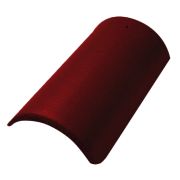 Коньковая черепица с зажимом Braas вишня