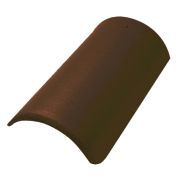 Коньковая черепица с зажимом Braas темно-коричневый