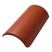 Коньковая черепица с зажимом Braas Ревива красный