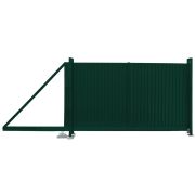 Ворота откатные Estet 1,65х3,5 RAL 6005
