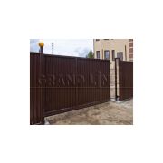 Ворота откатные Estet 1,65х3,5 RAL 8017