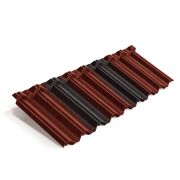 Лист Metrotile MetroClassic красно-черный