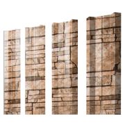 Штакетник М-образный А 0,45 Print Elite Sand Stone TwinColor