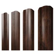 Штакетник М-образный А фигурный 0,45 Print Elite Cherry Wood TwinColor