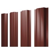Штакетник П-образный А 0,5 Velur RAL 3009 оксидно-красный