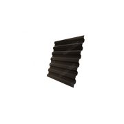 Профнастил С21R Grand Line 0,5 GreenCoat Pural BT, matt RR 32 темно-коричневый (RAL 8019 серо-коричневый)