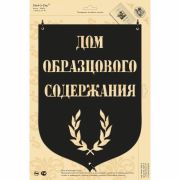 Табличка Duck & Dog 10 "Дом образцового содержания"