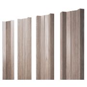 Штакетник М-образный А 0,45 Print Elite White Wood TwinColor